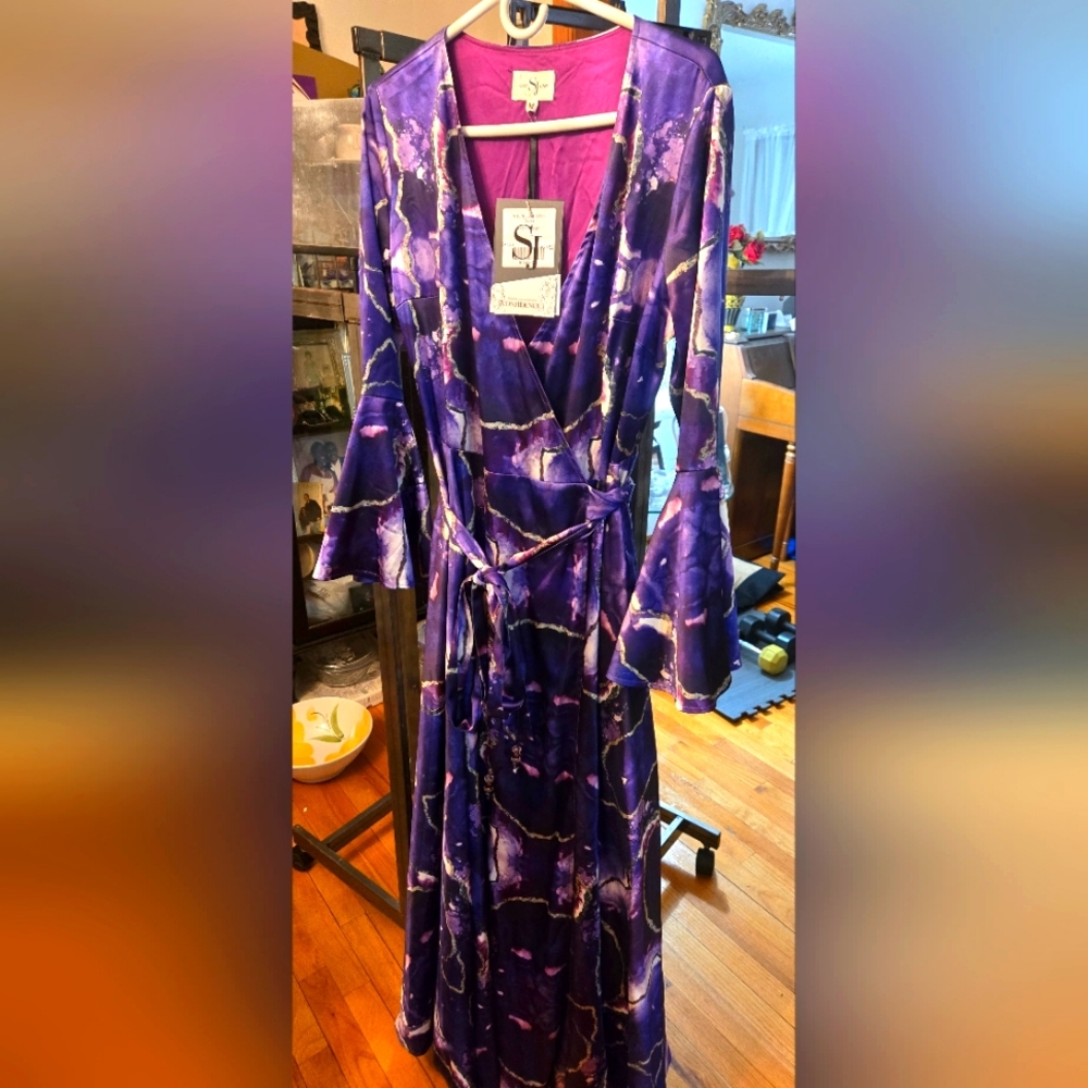 Sassy Jones Alaura wrap dress in M